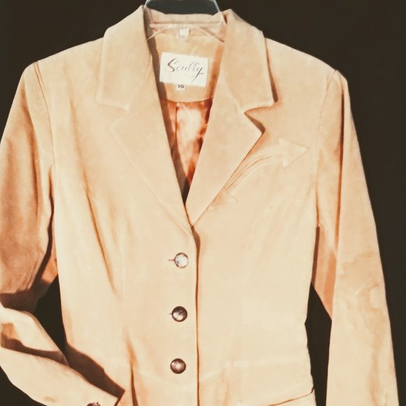 Scully Suede & Silk Overcoat Trench - Picture 1 of 5
